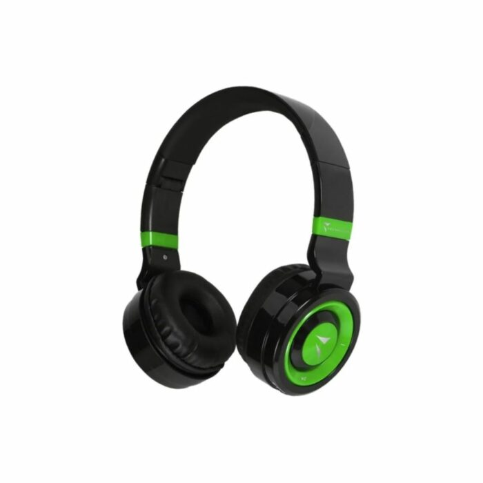 CUFFIA BLUETOOTH VERDE<BR>CON MICROFONO